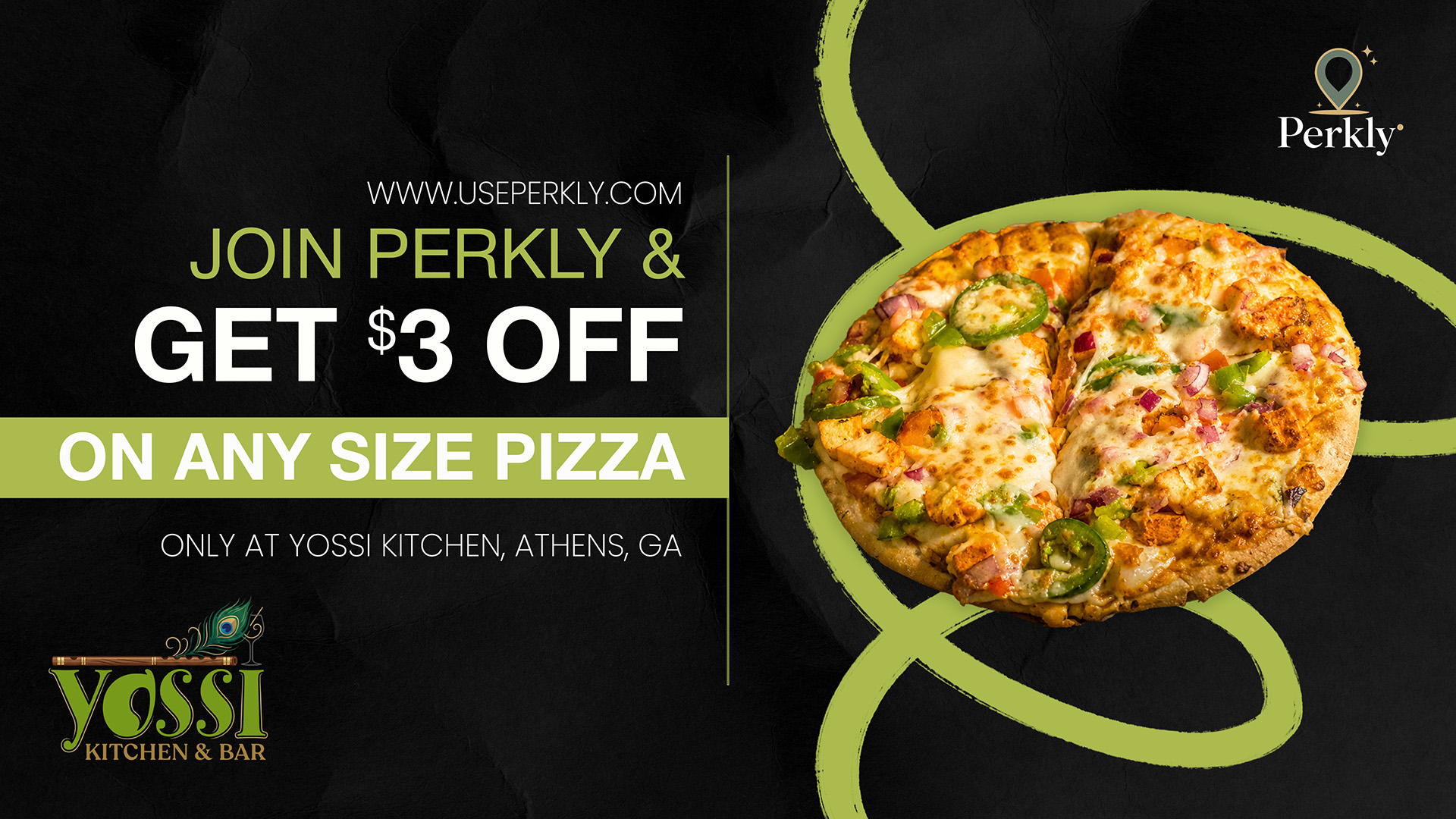 $3 Off any size pizza!